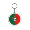 Wholesale Custom Logo 2022 World Cup Soccer Souvenir Argentina Brazil Flag Pendant Gift Round Metal Acrylic Keychain