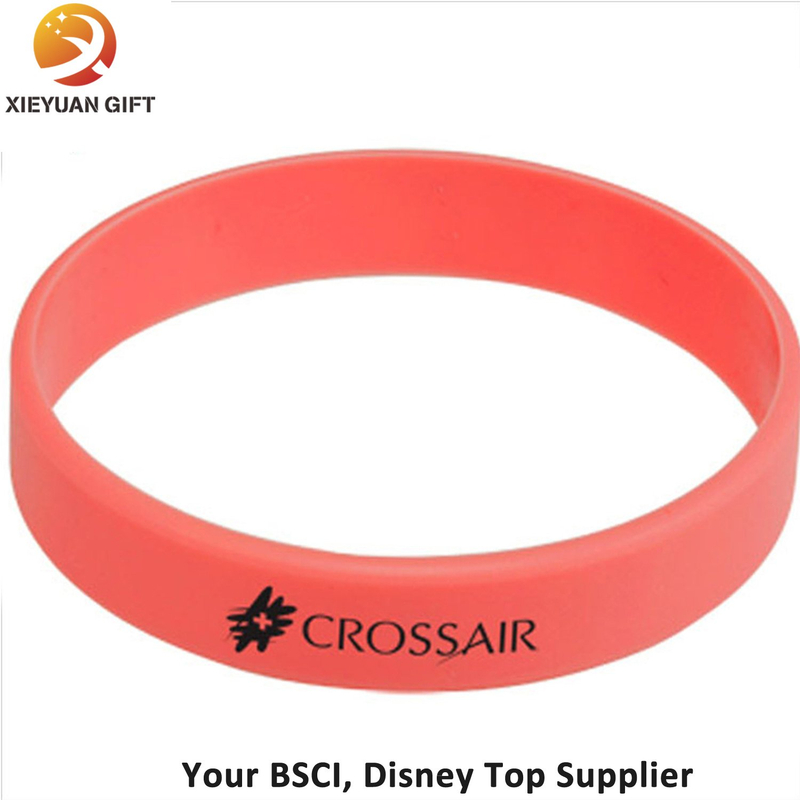 Red Color Printing Silicone Cheap Event Wristbands