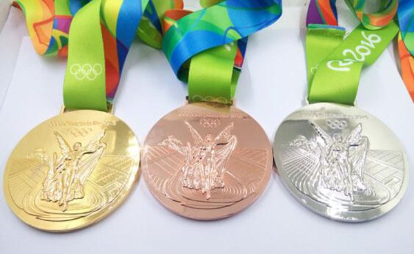 Hot Sale Souvenir Free Mold 2016 Rio Medals