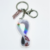 Wholesale custom logo 2022 Qatar World Cup fan souvenir soccer badge fan gift pendant metal keychain