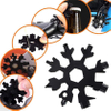 Wholesale octagonal shape multipurpose small tools 18 in one outdoor portable multifunctional snow wrench