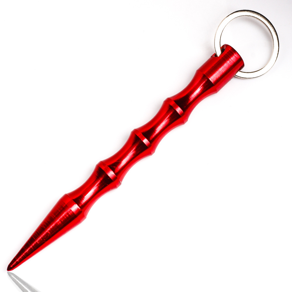 Custom Aluminum Stick Guard Against Self-defence Female Male Key Chain