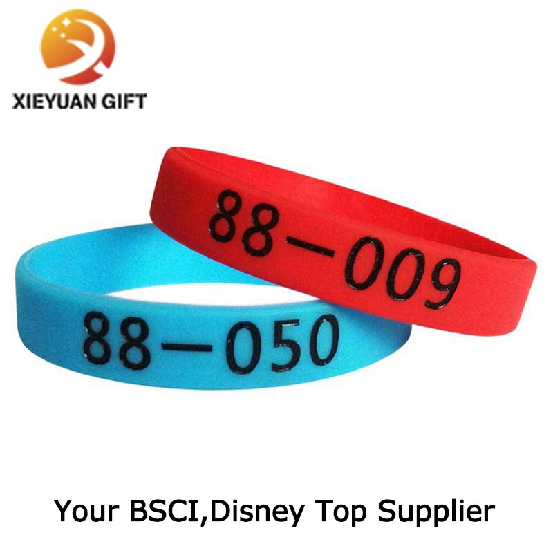 Custom Scented Printing Logo Silicone Wristbands