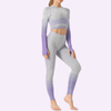 Seamless Sports Shirts Crop Top Leggings Sport Set Fitness Tracksuit Workout Set Yoga Suit for Women