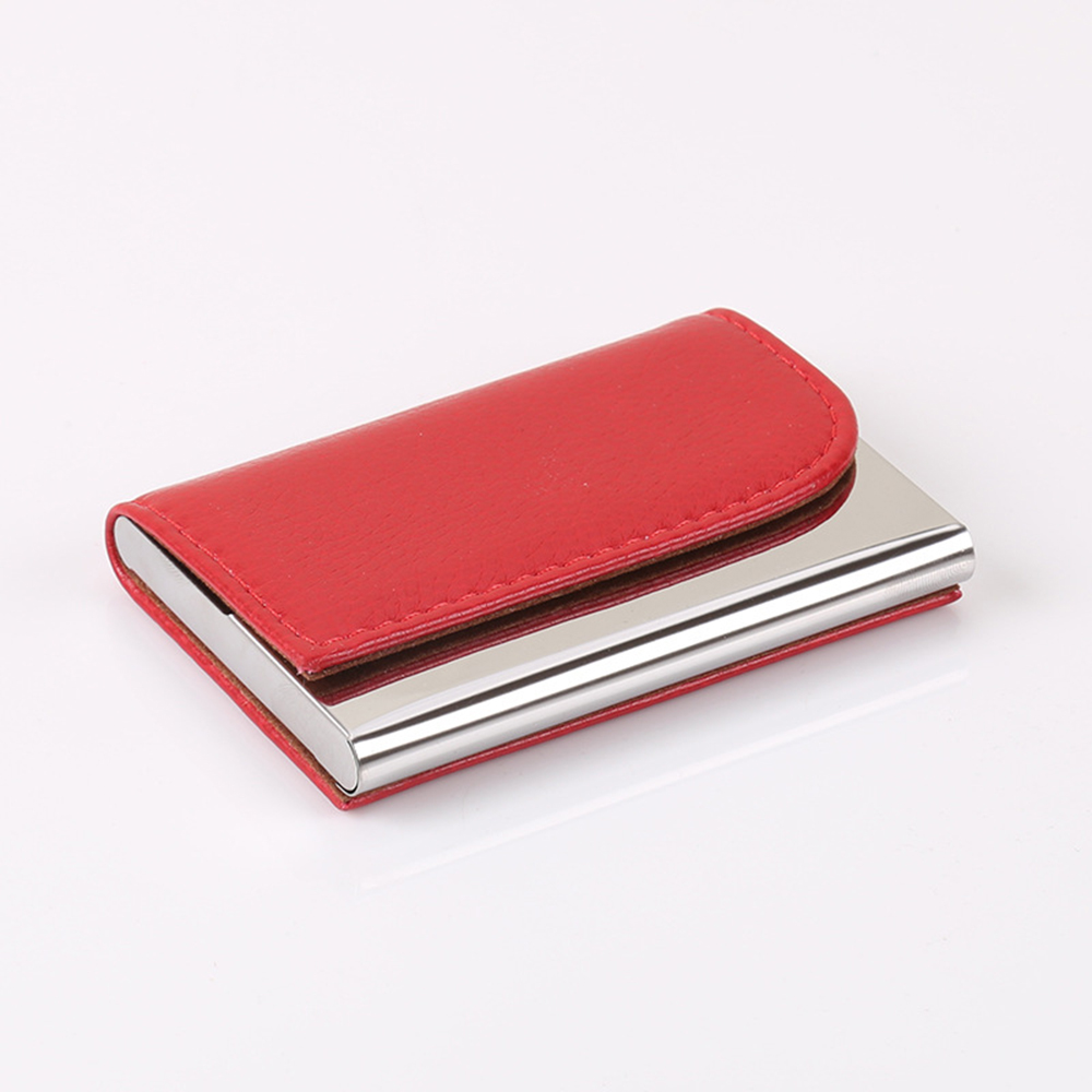 ISO9001 Manufacturer More 15 Years Experience Do Aluminum And Leather Card Wallet