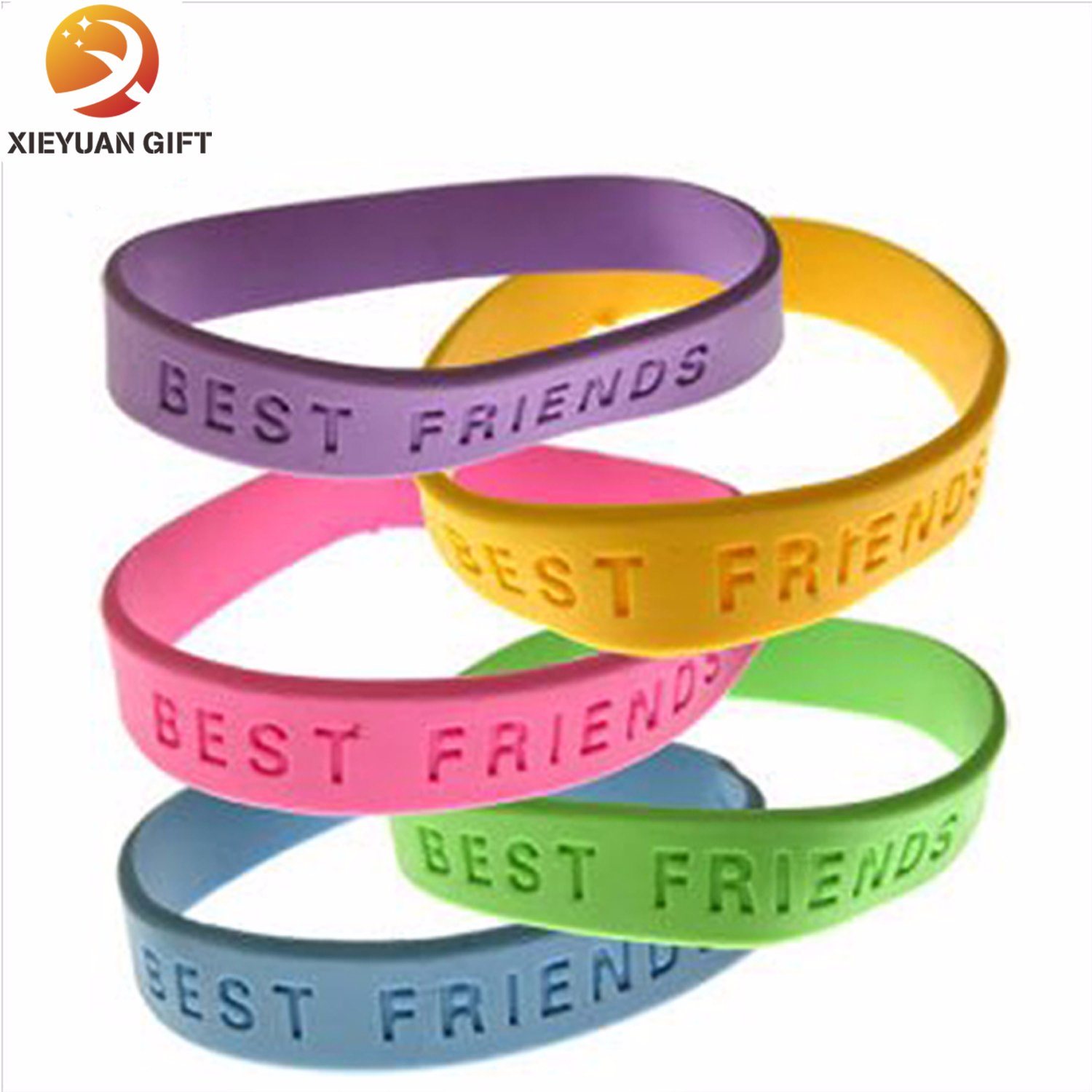 Inspirational Sayings Bracelets Assorted Colors Thin Silicone Wristbands