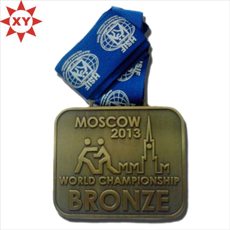 Business Logo Bronze Gifts Sport Medal