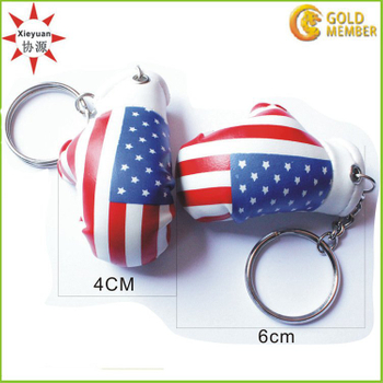 High Quality Leather Boxing Gloves Key Chain