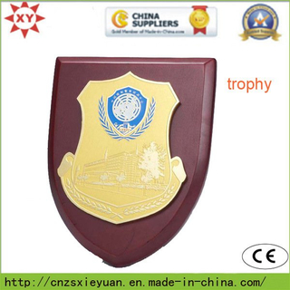 Custom Metal and Wooden Trophy for Souvenir