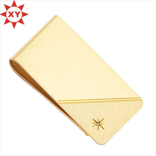 Hot Selling Leather Custom Logo Money Clip for Business Gifts