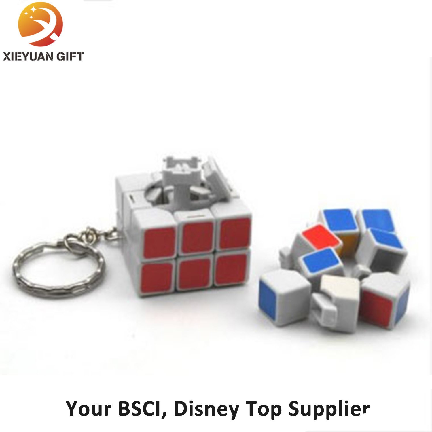 Interesting Rubik′s Cube Key Chain