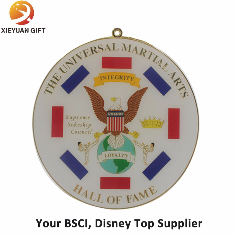Custom Cheap Epoxy Metal Medal with Your Logo