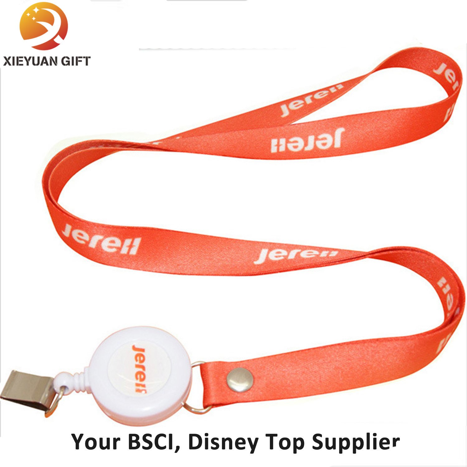 Custom Polyester Badge Reel Lanyard