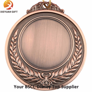 Custom Zinc Alloy Material Gold Medal with Painting Colors