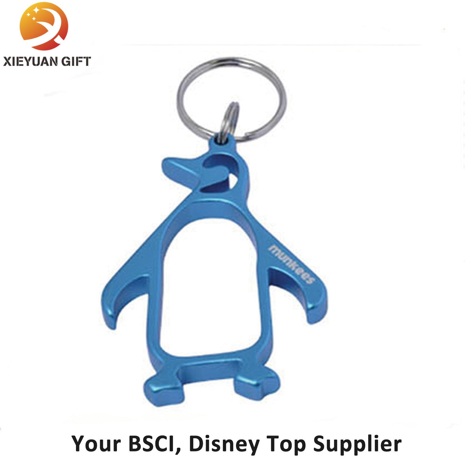 2015 Hot Sell Penguin Bottle Opener Keychain