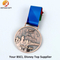 Custom Epoxy 3&quot; Round Blank Metal Medals with Ribbon