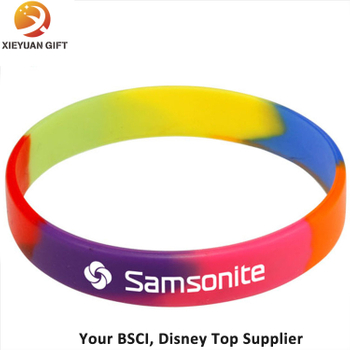 Colorful Silicon Wristband Size for Adults