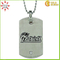 Stainless Steel Men′s Diamond-Cut Dog Tag Necklace Print Logo