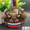 Custom 3D Inner Cut Weightlifting Medal with Ribbon