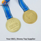 Cheap Custom Engraving Machine Gold Medal with Painted