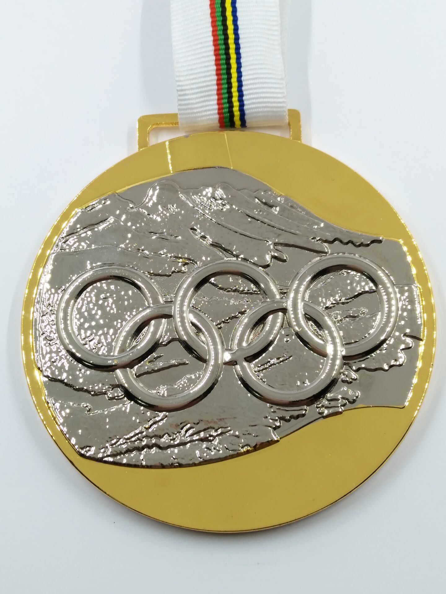 Collection Olympic Medals with Ribbon