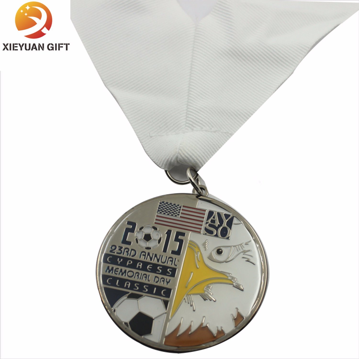 Soft Enamel Award Medal with Epoxy (XYmxl102702)