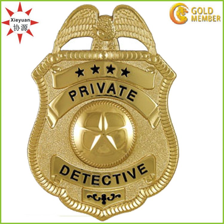 High Quality Eagle Metal Police Pin Badge