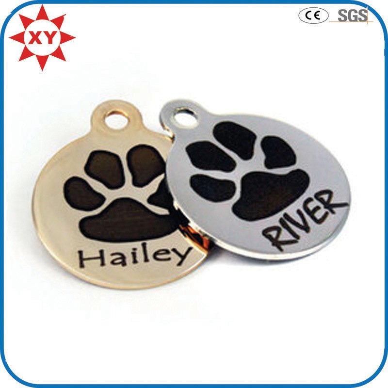 Manufacture Signiture Paw Print Dog Tags with SGS Certification