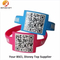 Fashion Design Qr Code Silicone Wristband Made in China