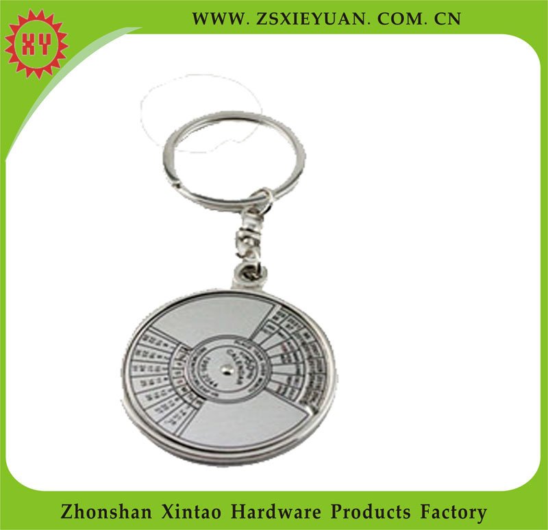 Promotional Gifts Calendar Metal Keychain