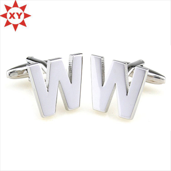 Silver Plating Top Quality Letter Cufflinks (XYmxl1204)