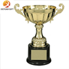 Gold Plating 3D Football Trophy for Souvenir