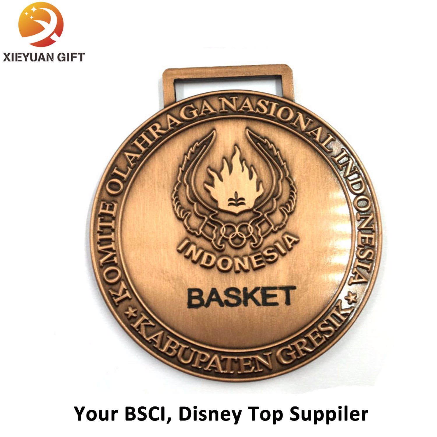 2015 Honor Hottime Energy Silver Embossing Medals Supplier