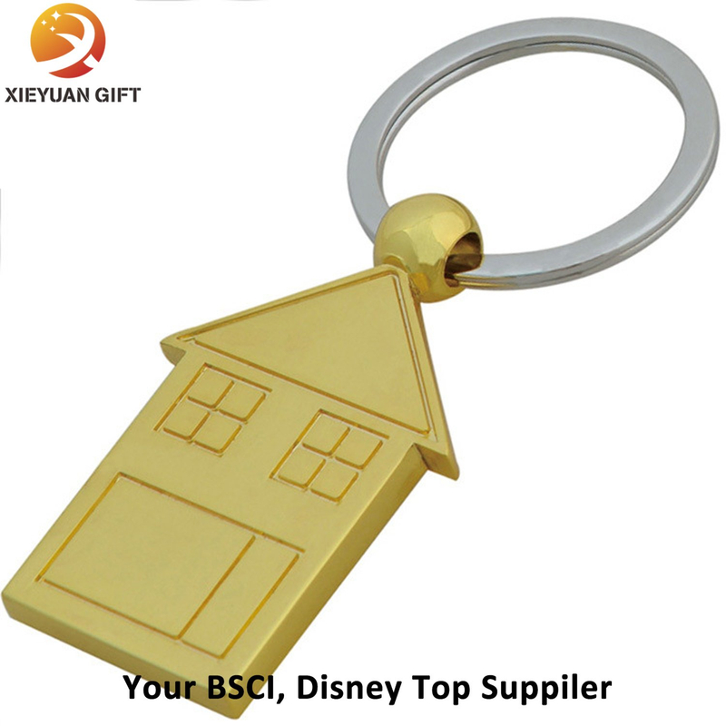 Factory Directly Supply House Shape Promotional Keychain