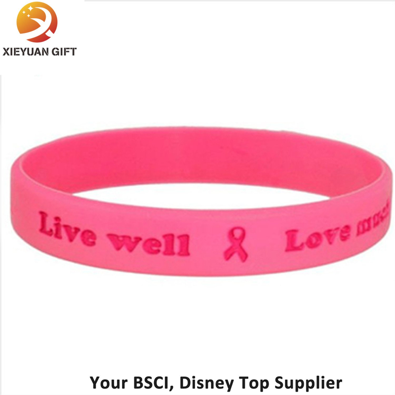Pink Silicone Wristbands Replacement Activity Bracelet Sport Wristband