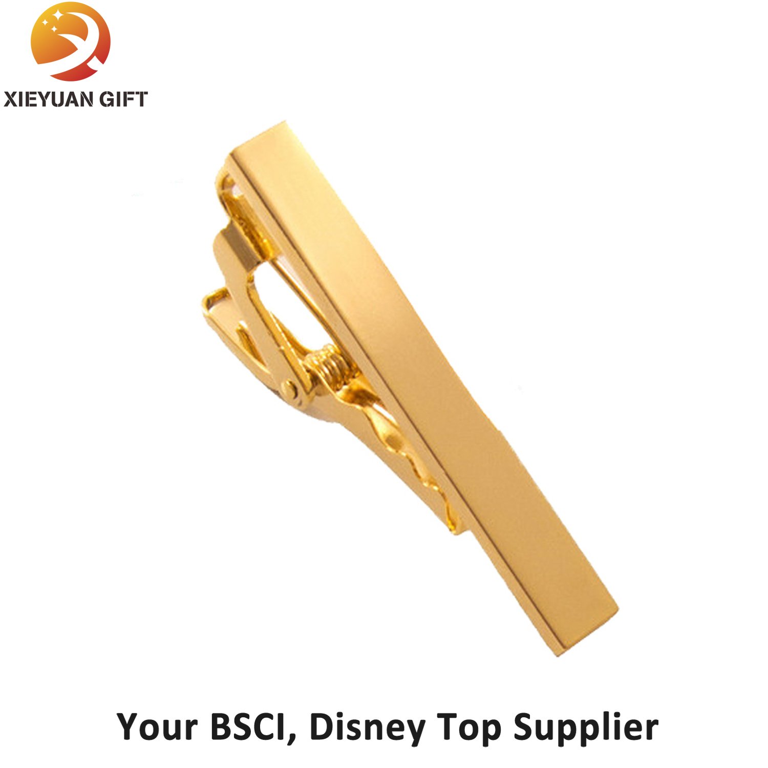 Custom Design Gold Wholesale Metal Tie Clip for Men