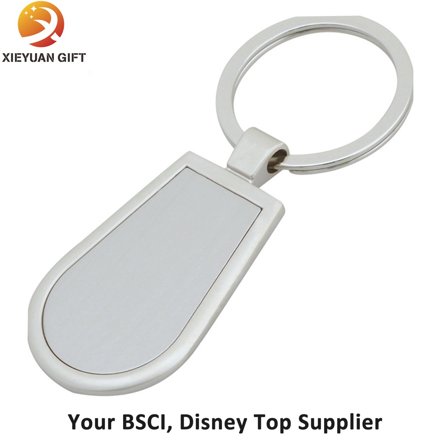 Zinc Alloy Metal Blank Keychain with Design Your Logo
