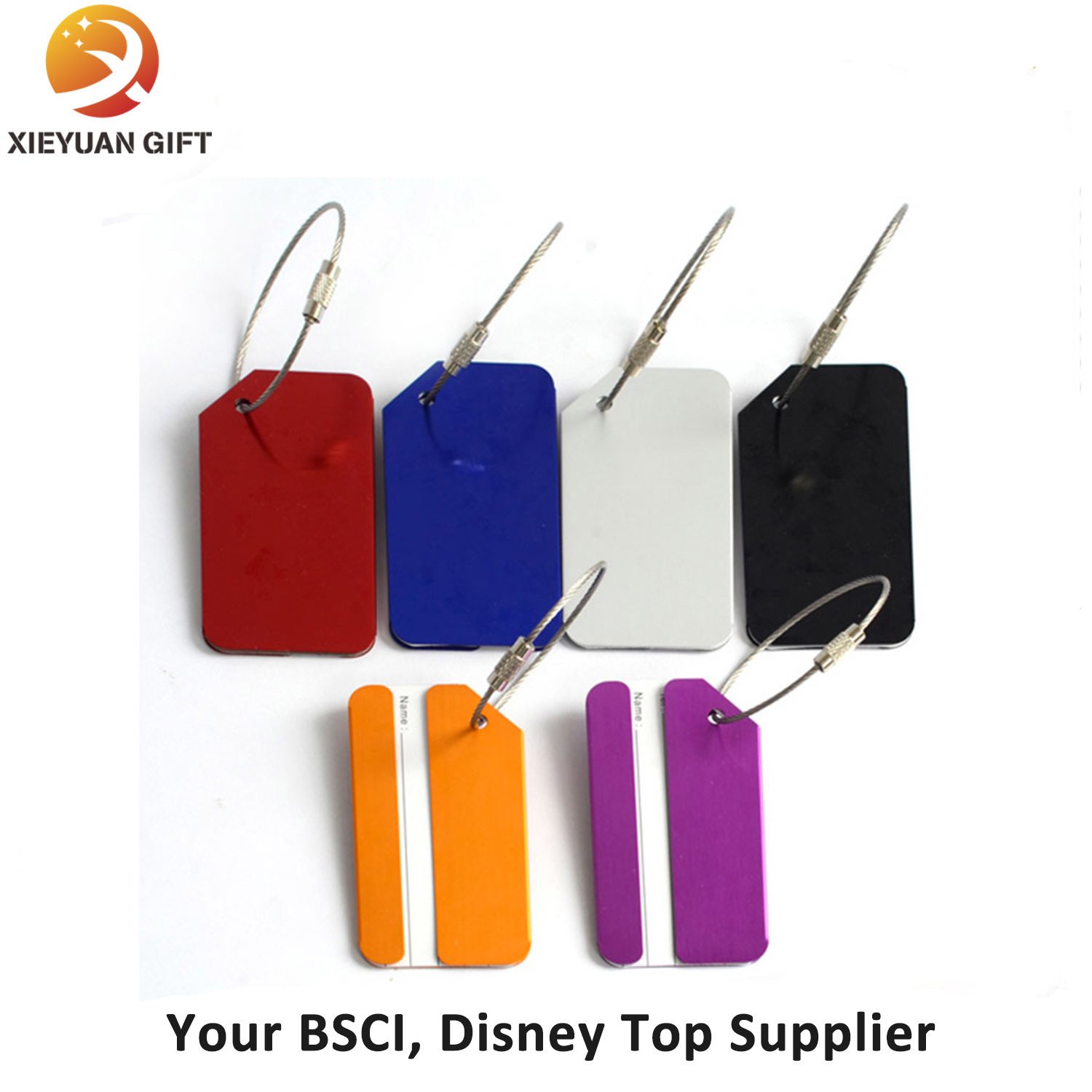 Rubber Material and Tag Type Custom Logo Bulk Luggage Tags