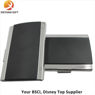 Stainless Steel Leather Name Card Business Card Holder