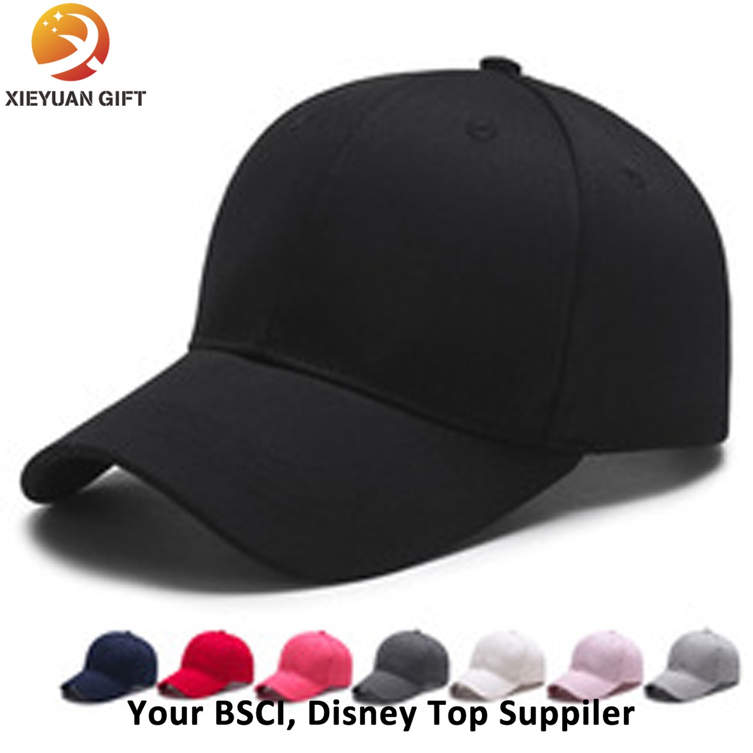 6 Panel Plain Blank Snapback Hat Flat Cap Wholesale