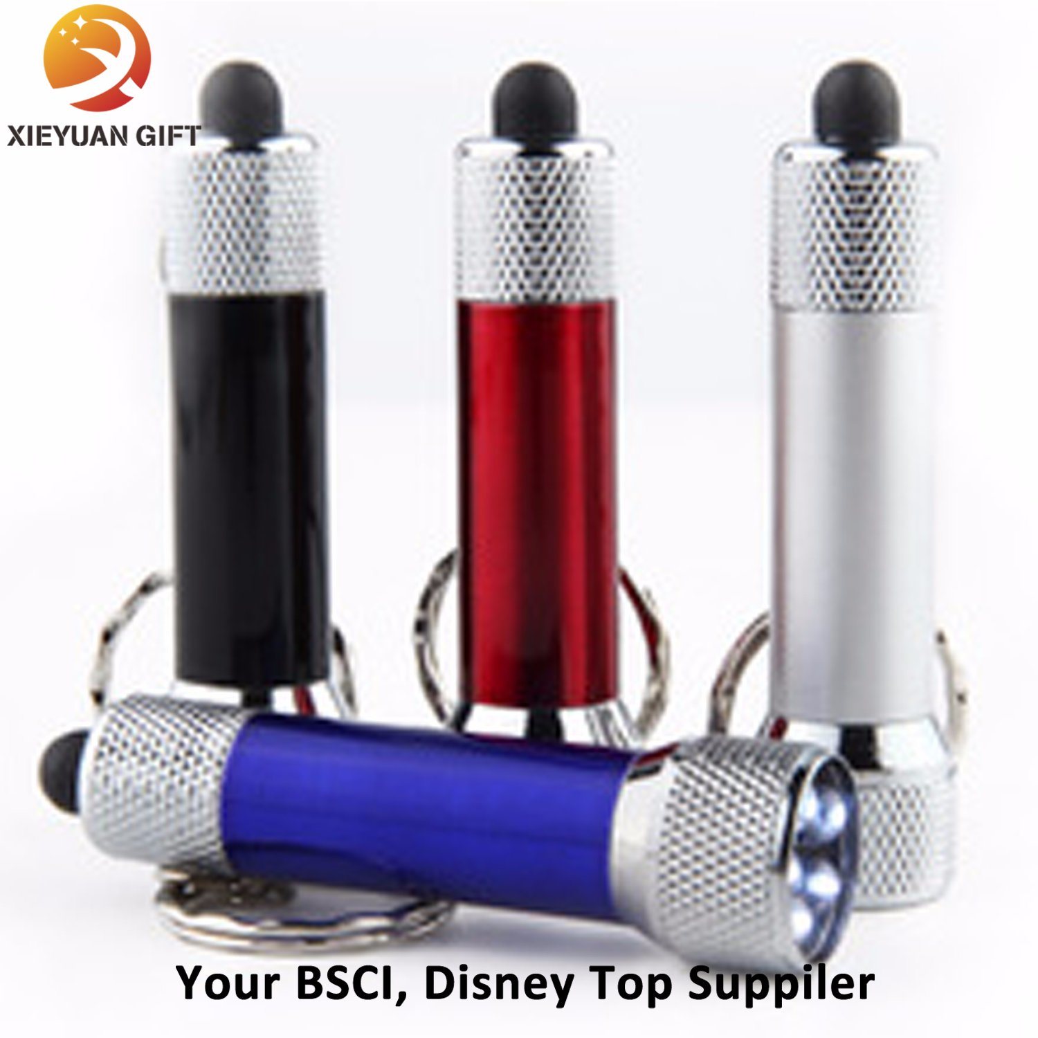 LED Keychain Mini Aluminum Torch for Promotional Gift