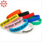 Colorful Silicon Wristbands Print Logo with Black Writing