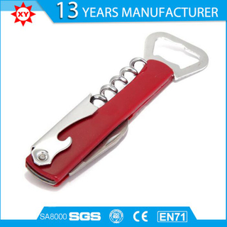 Stainless Steel Beer and Red Wine Multi-Function Bottle Opener