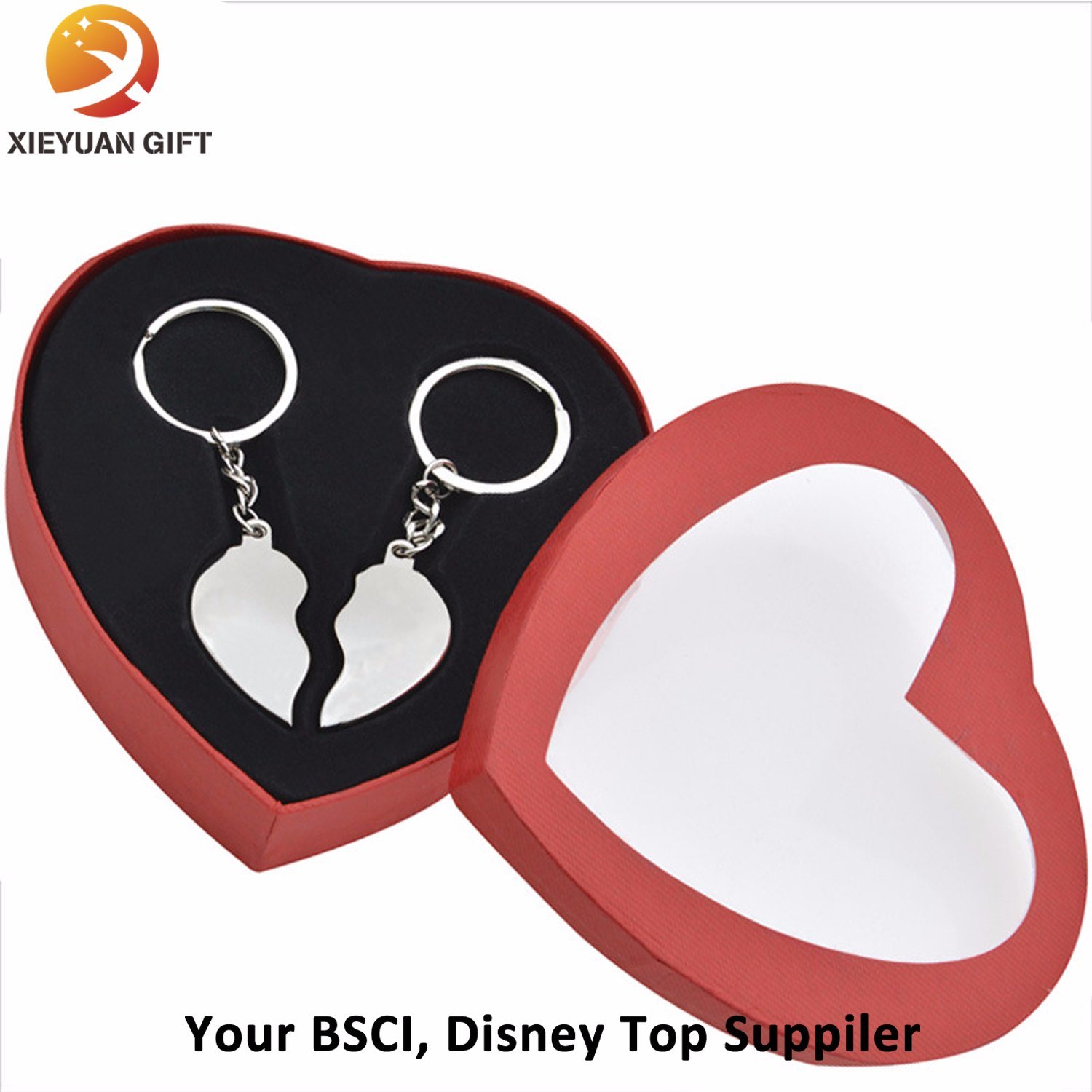 Professional Design Novelty Lover Keychain with Box