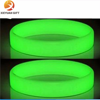 Silicone Fluorescent Light Wristbands Bracelets Party Accessories
