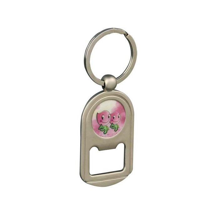 Cheap Sales Metal Opener Keychain with Printing Logo