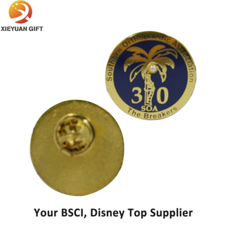 Soft Enamel Gold Badge Pin (XYmxl82705)