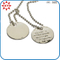 35mm Silver Dog Tag Set Chains