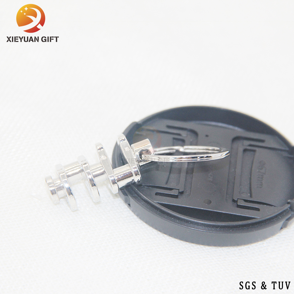 China Factory Custom leather key chain wire key chain,PU leather Metal keychain, metal ring