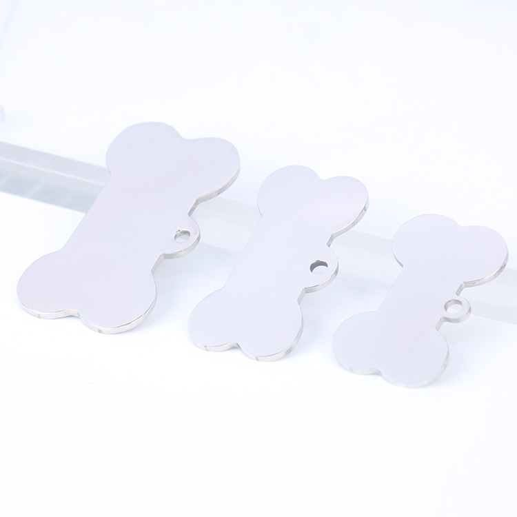 Wholesale High Quality Factory Custom Shape Blank Military Metal Engraved New ID Dog Tag
